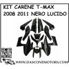 KIT CARENE TMAX 2008 2011 NERO LUCIDO