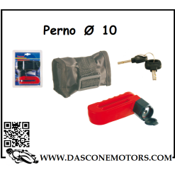 MaXi disc lock de-luxe perno 10mm con borsa