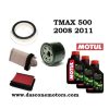 kit tagliando Tmax 2008 2011 4 filtri e 3lt olio Motul 5100 10w40