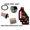 kit tagliando Tmax 2001 2007 4 filtri e olio Motul 7100 10w40