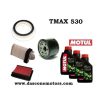 kit tagliando Tmax 530 2012 2016 4 filtri e 3lt olio motul 5100 10w40