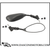 Coppia specchietti carbon look universali m8 g / corto
