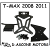 PORTA TARGA REGOLABILE TMAX 2008 2011