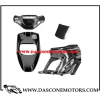 KIT 4 PEZZI CARENE  NERO GREZZO  BOOSTER  50 1988 2003 ( FRENO A TAMBURO )