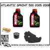 KIT TAGLIANDO OLIO FILTRI CANDELA APRILIA ATLANTIC SPRINT 500 2005 2008