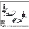 KIT Lampadine H4 H7 LED + Alimentatore 16W/2200/ Lumens