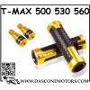 COPPIA MANOPOLE E BILANCERI CON SCRITTA TMAX ORO