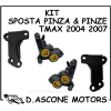 KIT PIASTRE SPOSTA PINZA E PINZE TMAX 2004 2007