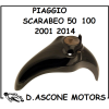 PARAFANGO ANTERIORE APRILIA SCARABEO 50 100 2001 2014 NERO LUCIDO