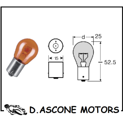 Lampada PY21W 12V-21W / BA15S - Arancione