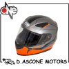 CASCO INTEGRALE DOPPIA VISIERA "GT1" TITANIO/ARANCIO TG. S