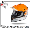 CASCO CROSS TIGER 2.0 ARANCIO/BIANCO XS