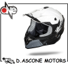 CASCO CROSS TIGER 2.0 BIANCO/NERO L