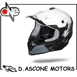 CASCO CROSS TIGER 2.0 BIANCO/NERO XL