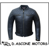 Giacca in pelle nera classica UOMO TG. S