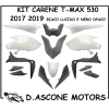 KIT CARENE TMAX 530 2017 2019 BIANCO LUCIDO E NERO OPACO