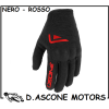 Guanti moto Nero Rosso estivi  Taglia M