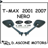 COPPIA SPECCHIETTI NERI FAR TMAX 500 2001 2007