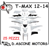 KIT CARENE TMAX 530 BIANCO LUCIDO 25 PEZZI 2012 2014