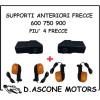 2 SUPPORTI FRECCE ANTERIORI MONSTER 600 750 900 + 4 FRCCE