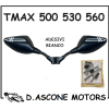 Specchietti a Manubrio Tmax Orion Neri CON EMBLEMA BIANCO 500 530 560