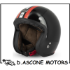Casco Jet Cafe Racer S250 Black / Red / Shiny White   taglia XXL