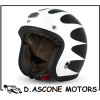 Casco Jet Cafe Racer S250 Black / White - taglia S