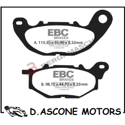 PASTIGLIE SFA YAMAHA XMAX 125 300 17 - 20 ANTERIORE