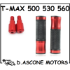 COPPIA MANOPOLE E BILANCERI TMAX 500 530 560 ROSSO