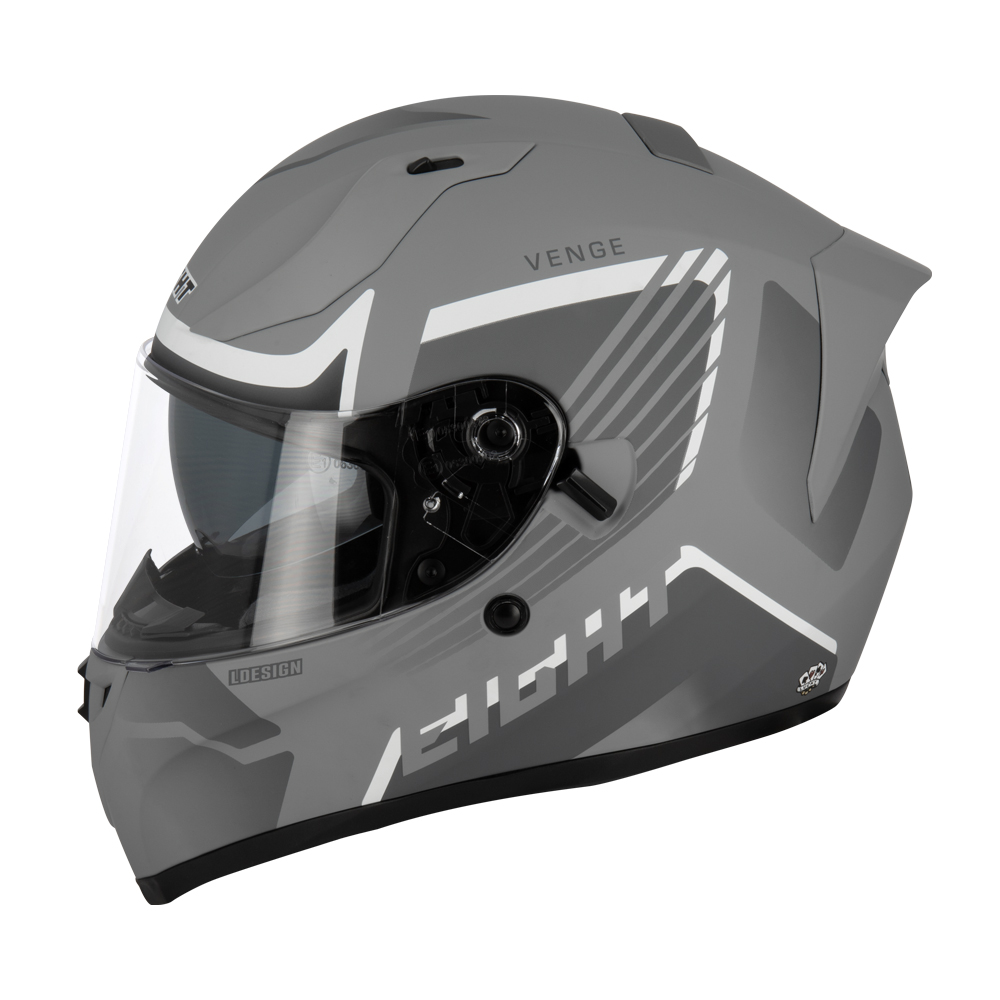 CASCO S441 VENGE PINLOCK grigio opaco M - immagine 2