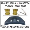 KIT RIALZI SCHIENALE BASETTA SELLA TMAX 2001 2007 ORO