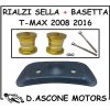 KIT RIALZI SCHIENALE BASETTA SELLA TMAX 2008 2016  ORO0