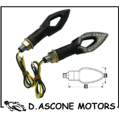 Coppia Frecce a Led SPEAR - Nero