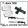 KIT TAPPI  LEVE E MANOPOLE TMAX 2004 2007 ARGENTO