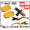 KIT TAPPI CON ADATTATORI LEVE E MANOPOLE TMAX 2001 2003 ORO