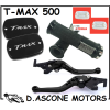 KIT TAPPI CON ADATTATORI LEVE E MANOPOLE TMAX 2001 2003 NERO