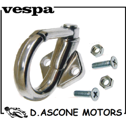 GANCIO PORTABORSA IN ALLUMINIO X VESPA