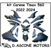 KIT CARENE TMAX 560 2022 2024 15 PZ TECH BLACK