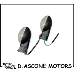 2 FRECCE A LED DUCATI MONSTER VETRO TRASPARENTE POSTERIORI