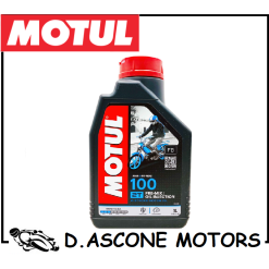 1 LT MOTUL 100 2T API TC OLIO MISCELA SCOOTER MOTO MINERALE