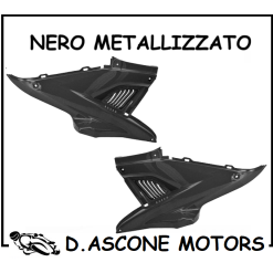 COPPIA CARENE  MOTORE NITRO / AEROX NERO METAL