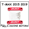 2 COPERCHI VITI PARAFANGO ANTERIORE TMAX  530 ROSSO CROMATO