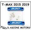 2 COPERCHI VITI PARAFANGO ANTERIORE TMAX  530 BLU CROMATO