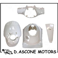 KIT CARENE 4 PEZZI CARENA BIANCO PIAGGIO LIBERTY 2T 50 2004 2008