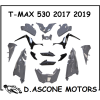 KIT CARENE TMAX 530 2017 2019 GRIGIO NARDO'