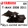 PEDANA SX        TMAX 2008 2011 Nuova ORIGINALE