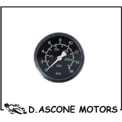 Manometer 25 bar G1/4 hinten 216