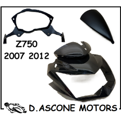 KIT CARENA ANTERIORE Z750 2007 2012 NERO LUCIDO