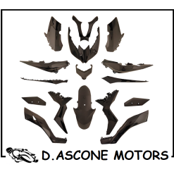 KIT CARENE NERO LUCIDO 16PZ YAMAHA XMAX 2017 2022