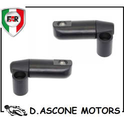 COPPIA SUPPORTI DESTRO SINISTRO PROLUNGA SPECCHIO FILETTO Ø 10 P. 1,25 FAR